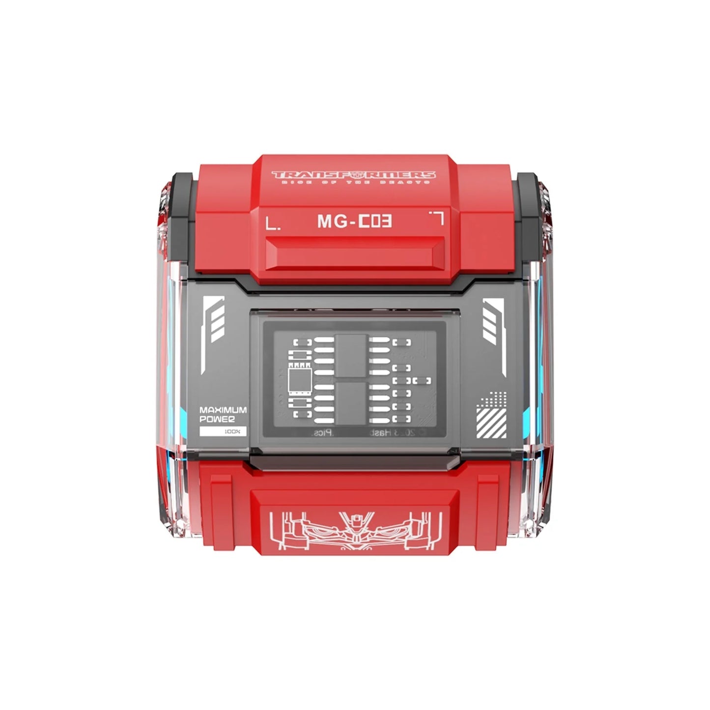 Transformers MG-C03 True Wireless Bluetooth Earbuds (Optimus Prime Red)