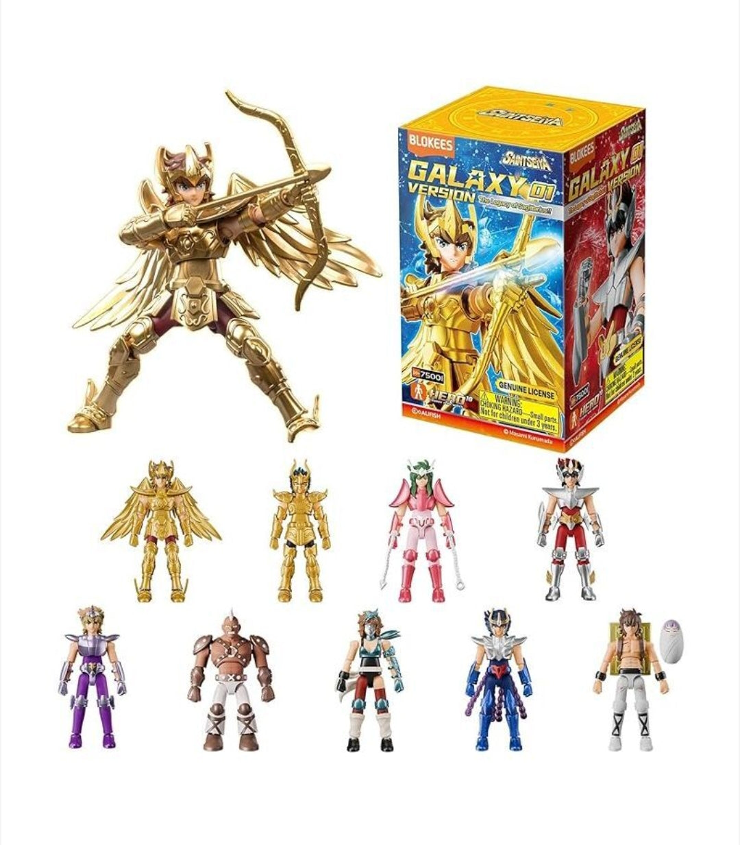 Saint Seiya Galaxy Version Vol.1 The Legacy of Sagittarius!! Model Kits (1 Figura Aleatoria)