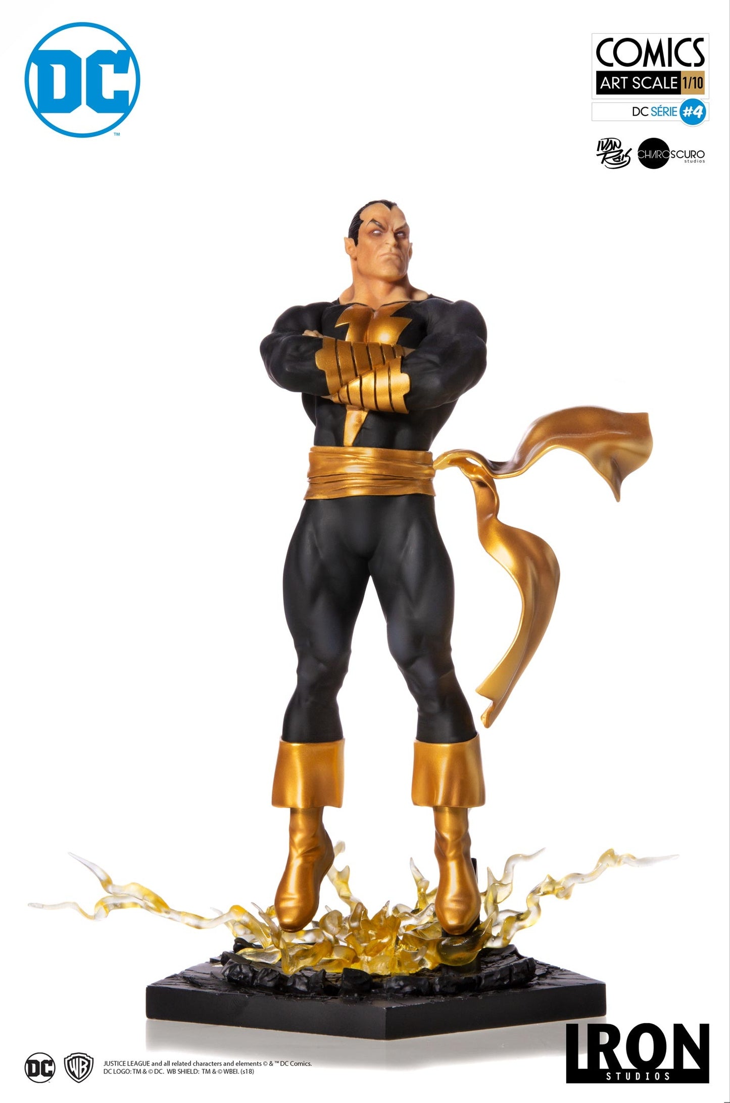Black Adam Art Scale 1/10 - DC Comics Series 4 by Ivan Reis