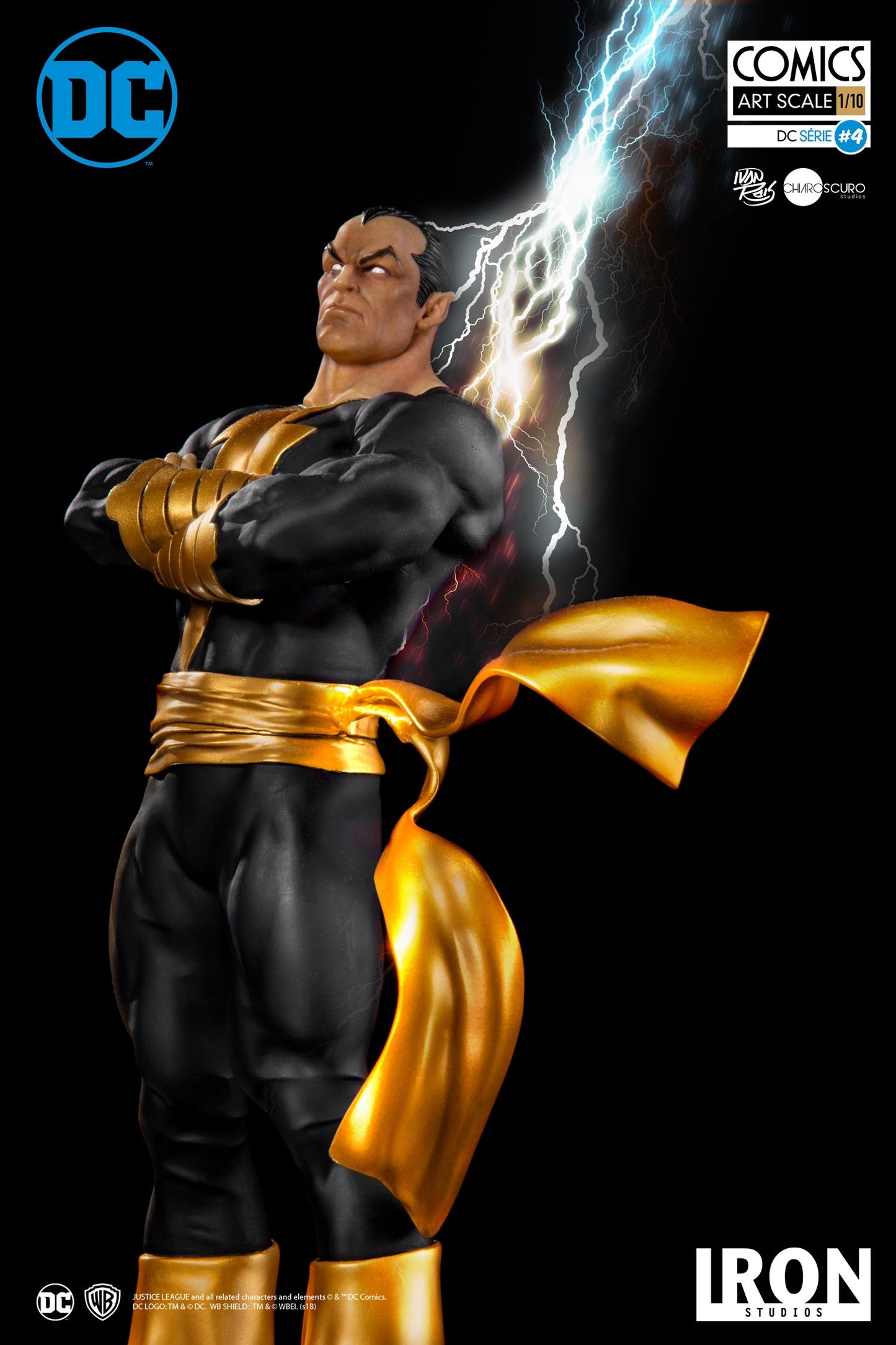 Black Adam Art Scale 1/10 - DC Comics Series 4 by Ivan Reis