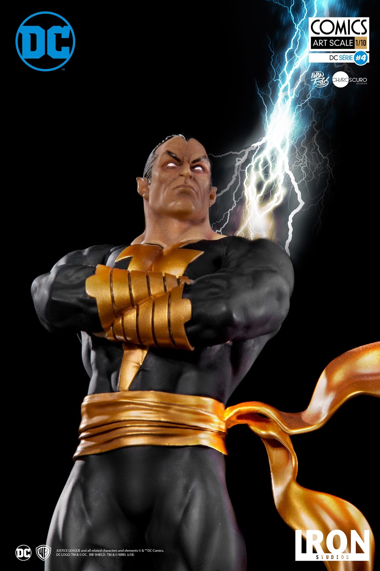 Black Adam Art Scale 1/10 - DC Comics Series 4 by Ivan Reis
