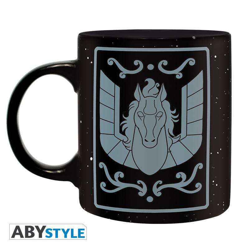 Taza SAINT SEIYA con acabado Negro Pegasus