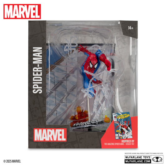 Spider-Man 1:10th Scale Collectible with Scene (The Amazing Spider-Man #302)
