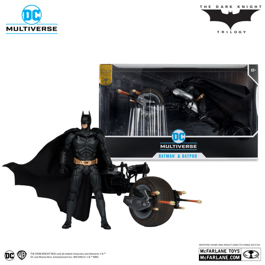 Batpod y Batman