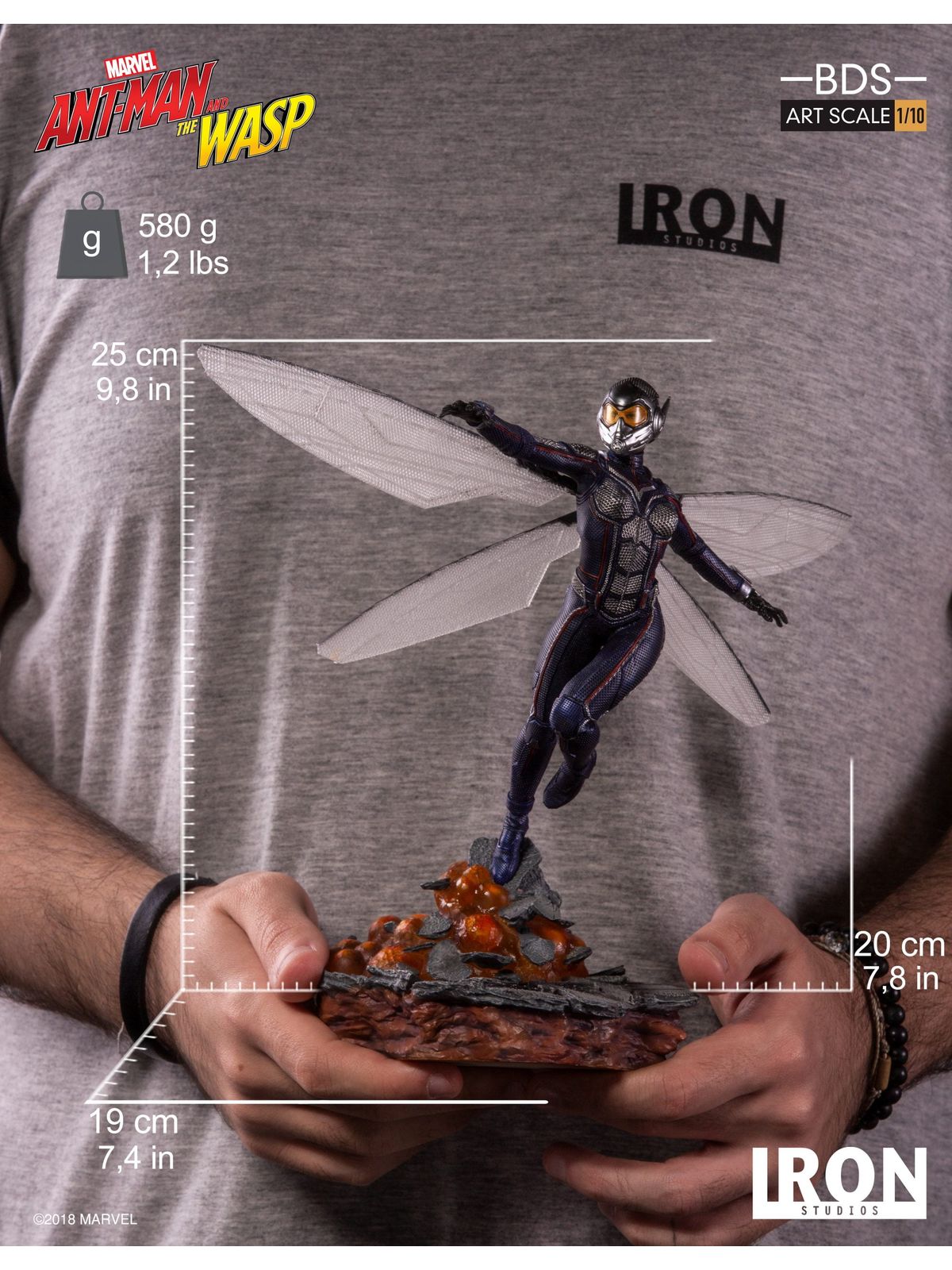 (Figura de Exhibición) Pack Ant-Man & Wasp - BDS Art Scale 1/10 - Iron Studios