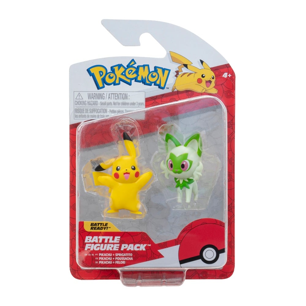 Pokemon Battle Figure Pack SPRIGATITO/PIKACHU