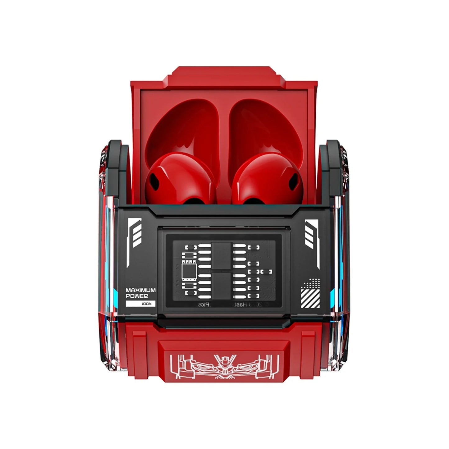 Transformers MG-C03 True Wireless Bluetooth Earbuds (Optimus Prime Red)