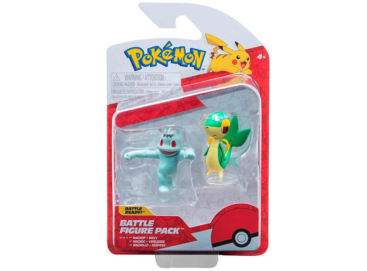 Pokemon Battle Figure Pack Machop/Snivy