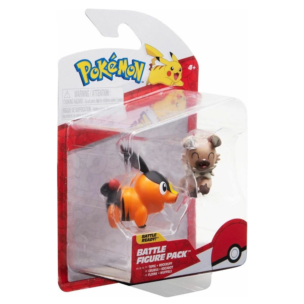 Pokemon Battle Figure Pack Tepig/Rockruff