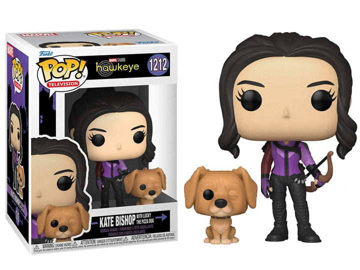 Pop! & Buddy Marvel Hawkeye Kate Bishop with Lucky the Pizza Dog